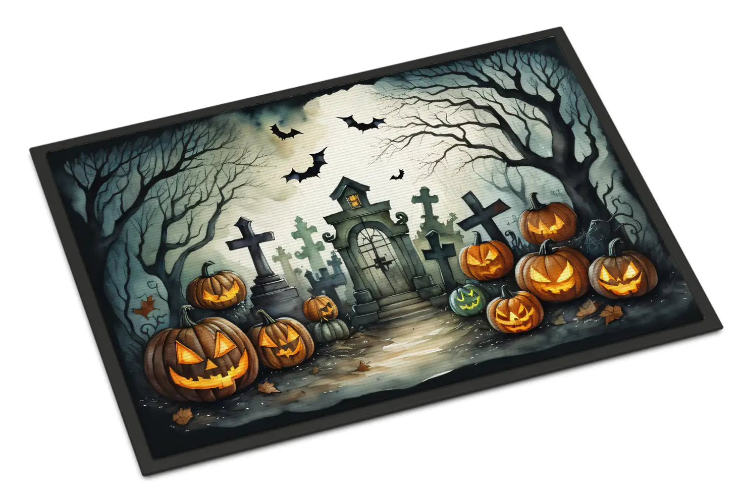 Graveyard Halloween Doormat