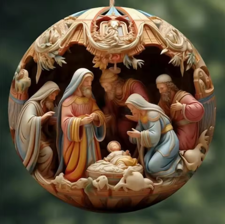 Christmas Nativity Ornament