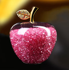Diamond Apple Figurine
