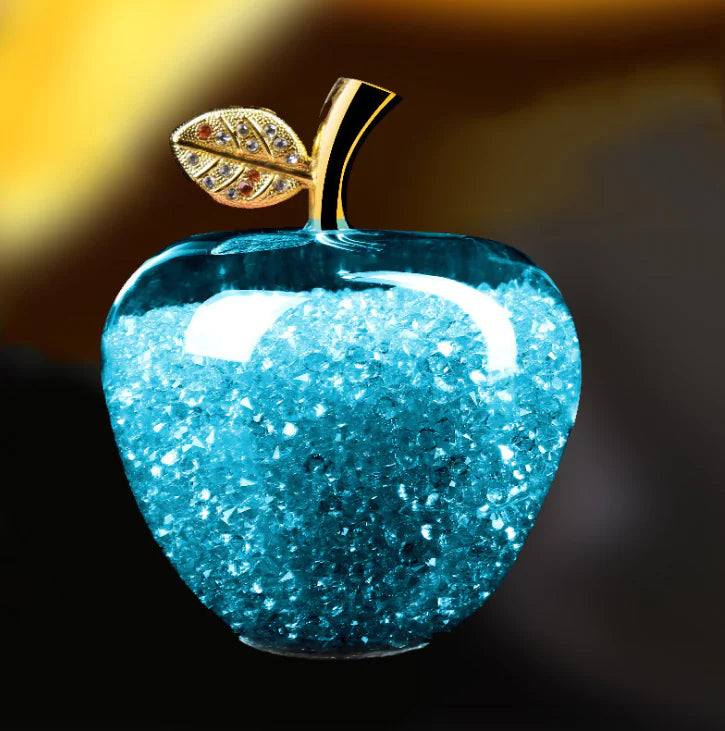 Diamond Apple Figurine