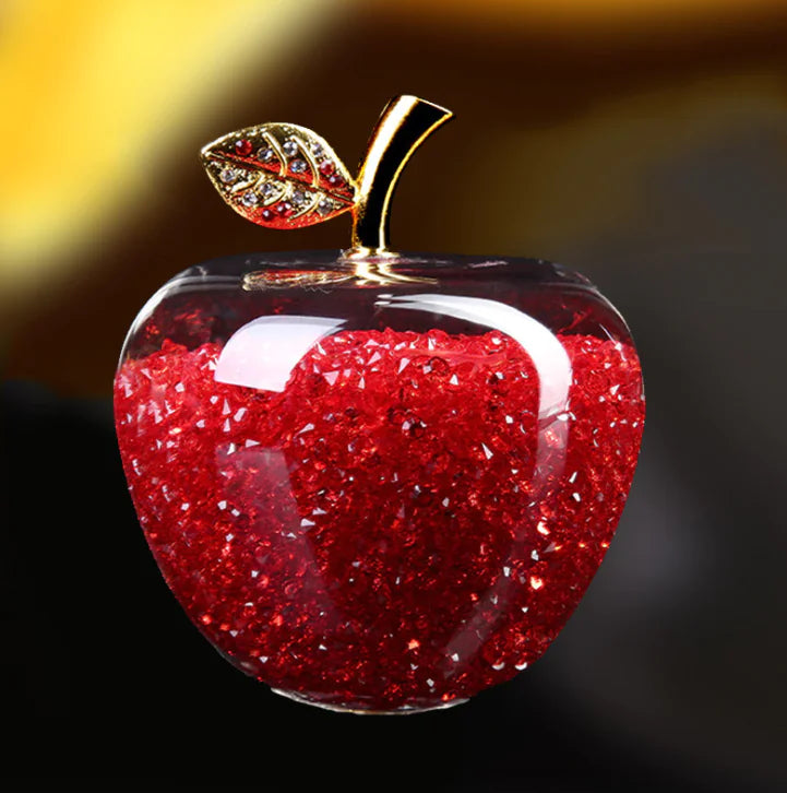 Diamond Apple Figurine
