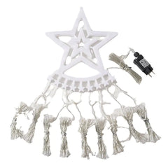 LED Star Waterfall Light for Outdoor Christmas Decor