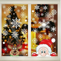 4 Sheets Christmas Window Clings